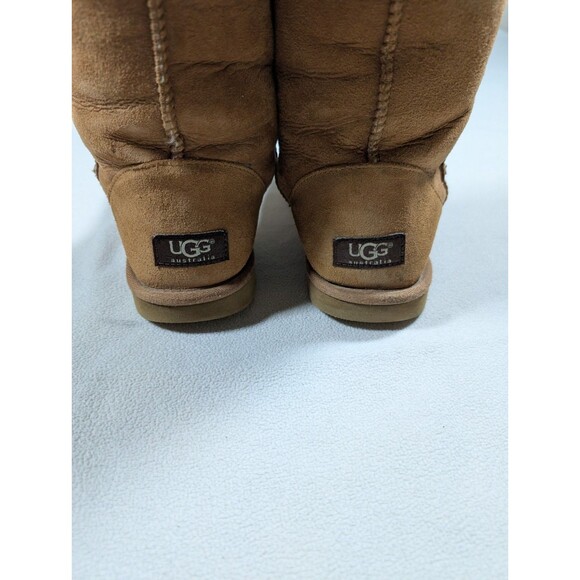 UGG Classic Tall II Boots Womens 8 Sheepskin Chestnut Brown Winter Outdoor - Picture 5 of 14